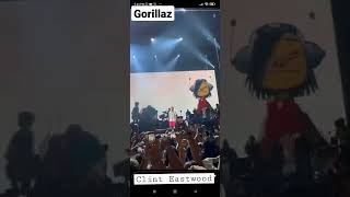 Gorillaz  Clint Eastwood en vivo Bogota [upl. by Eyr]