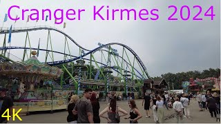 Herne Cranger🎡🎢 Kirmes 2024 4K [upl. by Ellwood]