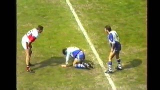 Oldham Rugby League v Hull Kingston Rovers 1990 Old Trafford [upl. by Cooperman604]