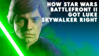 How Star Wars Battlefront II Got Luke Skywalker Right [upl. by Anilah226]