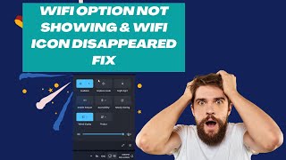 WiFi Option Not Showing In Windows 11 amp WiFi Icon Disappeared Fix [upl. by Fransisco314]