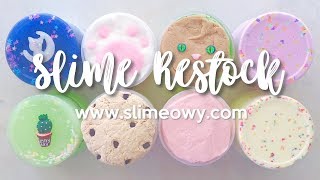 SLIME RESTOCK NEW FLOAT TEXTURE PAW THICKY amp MORE July 20th [upl. by Teador]