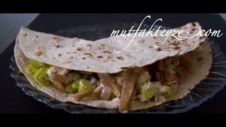 tavuklu meksika taco tarifi [upl. by Aleahs]