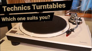 Which Technics turntable is right for you [upl. by Turner]