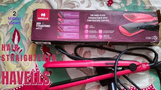 HAVELLS HAIR STRAIGTHNNER  BEST Hair Straightener UNDER THE 2000 RS [upl. by Ecinev]