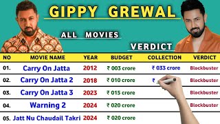 Gippy Grewal All Hits and Flops Movie  Gippy Grewal All Movies List 2024 [upl. by Cheria]