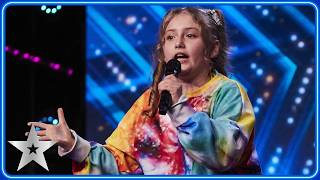 9yearold POWERHOUSE Immi Davis has us SPELLBOUND  Unforgettable Audition  Britains Got Talent [upl. by Lash724]