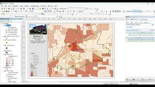 Anselin Local Morans I tool in ArcMap [upl. by Ajnos]