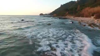 Corfu  Agios Gordios Beach 3  29012016  DJI Phantom 3  drone 12 [upl. by Yaras81]