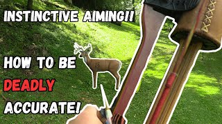 Instinctive Aiming amp How To Be DEADLY ACCURATE Traditional Archery Tips amp Trick [upl. by Llerrad]