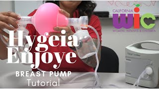 Hygeia Enjoye Breast Pump Tutorial [upl. by Ylrebmyk]