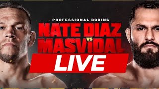 NATE DIAZ VS JORGE MASVIDAL  LIVE STREAM Coverage [upl. by Aillemac]