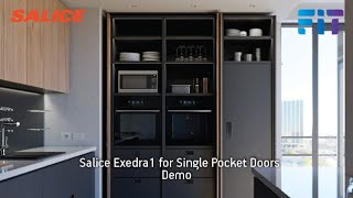 Salice Exedra1 for Single Pocket Doors Demo [upl. by Erdnael]