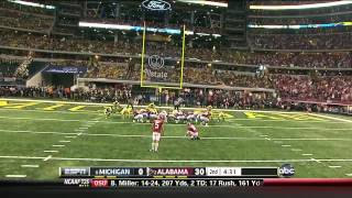 CJ Mosley Interception Return Touchdown against Michigan [upl. by Llekcir]