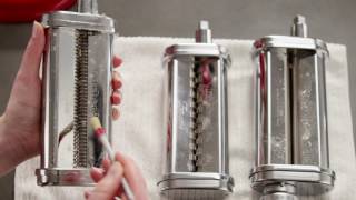 How To Clean the 3Piece Pasta Roller and Cutter Set  KitchenAid [upl. by Quarta]