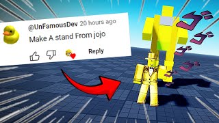 I scripted Your INTERESTING Roblox Ideas [upl. by Ahsocin]