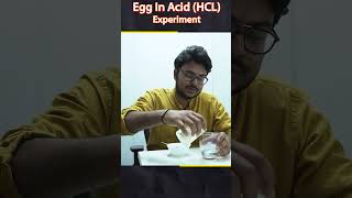 Osmosis Experiment  Egg vs Acid science experiment shorts egg scienceexperiment osmosis [upl. by Anelav]