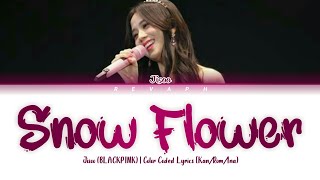 Jisoo BLACKPINK  Snow Flower Yuki No Hana  Color Coded Lyrics KanRomIna Sub Indo [upl. by Fotzsyzrk]