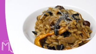 RISOTTO DE SETAS  Con caldo de pollo casero [upl. by Leibarg]