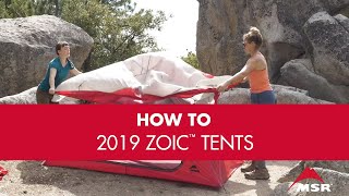 MSR® Zoic™ 2 Backpacking Tent Setup [upl. by Wakeen]