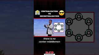 The difference between centralization and decentralization  full keynote visit httpbadcoinweb3 [upl. by Taddeo124]