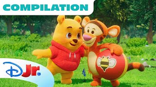 Bounce with Tigger​  Compilation  Winnie the Pooh  disneyjr [upl. by Luisa]