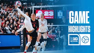 Rutgers at Ohio State  Highlights  Big Ten Volleyball  11162024 [upl. by Nawor]