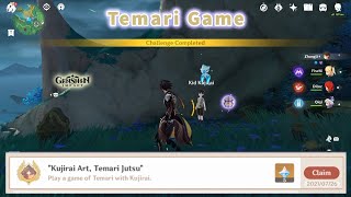 Kujirai Art Temari Jutsu Achievement  Temari Game  Genshin Impact [upl. by Blus220]