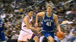 Dirk Nowitzkis First Career 20Point Game [upl. by Nalyad]