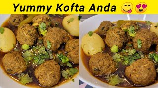 Try This Simple amp Easiest Kofta Curry Recipe Egg Meatballs Egg Beef Kofta Curry Koftay Ka Salan [upl. by Ahsyekat71]