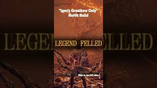 quotIgons Greatbow Onlyquot NoHit Build  Bayle The Dread  Elden Ring DLC [upl. by Kutzer]