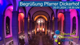 LIVE  Begrüßungsgottesdienst Pfarrer Ralf Dickerhof [upl. by Ahsila634]