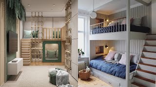 MODERN BUNK BED DESIGN IDEAS  BUNK BED DESIGN 2023  interiorideas interiordesign bunkbed [upl. by Anihpled]