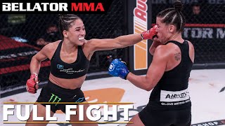 Full Fight  Valerie Loureda vs Tara Graff  Bellator 243 [upl. by Nagiam]