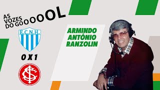 Novo Hamburgo 0 x 1 Internacional 1977  Armindo Antônio Ranzolin [upl. by Kasper435]