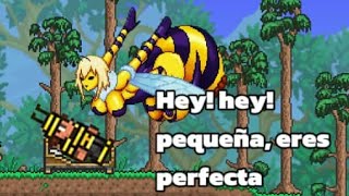 La Abeja Reyna de Terraria Modo HORNY🥵🍯 [upl. by Concettina751]