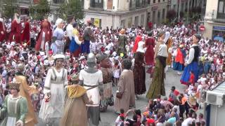 Tudela Fiestas 2011  Concentración de Gigantes clip 55 [upl. by Ecidnak]