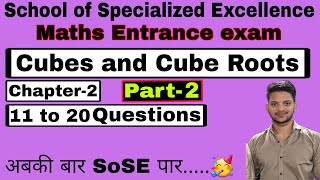 Cubes and Cube Roots  Chapter2  Important Questions 11 to 20  Maths  SoSE [upl. by Alek]