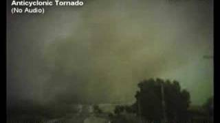 Freedom Oklahoma Anticyclonic Tornado  June 6 1975 [upl. by Gilletta]