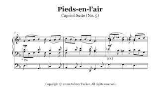 Organ Piedsenlair Capriol Suite No 5  Peter Warlock [upl. by Feeley501]