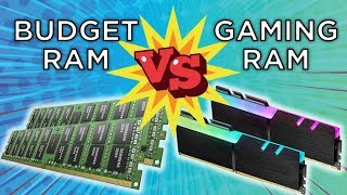 Budget RAM VS Gaming RAM Which To Buy [upl. by Zischke187]