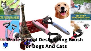 Professional Deshedding Brush For Dogs And Cats [upl. by Coplin]