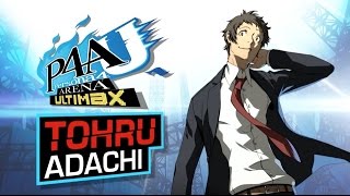 Persona 4 Arena Ultimax  Adachi Character Trailer [upl. by Felix]