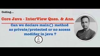 Can we declare main method as privateprotected or no access modifier in java  Session 3 [upl. by Ynnal]