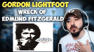 GORDON LIGHTFOOT  Wreck Of Edmund Fitzgerald  FIRST TIME REACTION [upl. by Irneh]