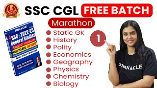 Free course on youtube I SSC General Studies I Static GK Part 1 I Pinnacle GS 6500 TCS MCQ book [upl. by Einal]