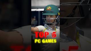 Top 5 PC Video games based on Cricket 😍 Last 1 is amazing trending cricket viratkohli viralshort [upl. by Eiderf]