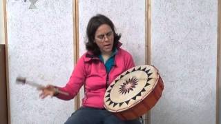 Shamanic drum lesson 1 [upl. by Akcirahs]