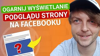 Jak wyświetlić stronę na Facebooku z dobrym obrazkiem [upl. by Ahsiekit]