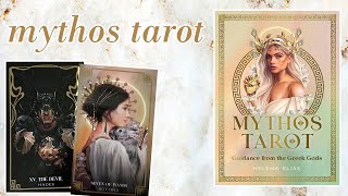 Mythos Tarot by Helene Elias  Flipthrough Guidebook Pairings amp Reading [upl. by Abisha580]